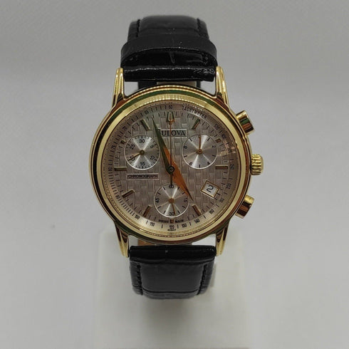 Orologio Uomo Oro 18kt Cronografo Bulova 60B08 Swiss made | Gioiellitosti.it