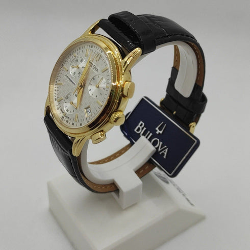 Orologio Uomo Oro 18kt Cronografo Bulova 60B08 Swiss made | Gioiellitosti.it
