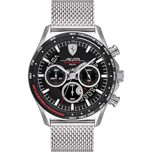 Orologio uomo Scuderia Ferrari FER0830826 Cronografo acciaio | Gioiellitosti.it