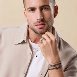 Regalo per lui: bracciali e anelli uomo in oro e argento