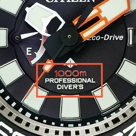 Quadrante citizen professional divers 1000m