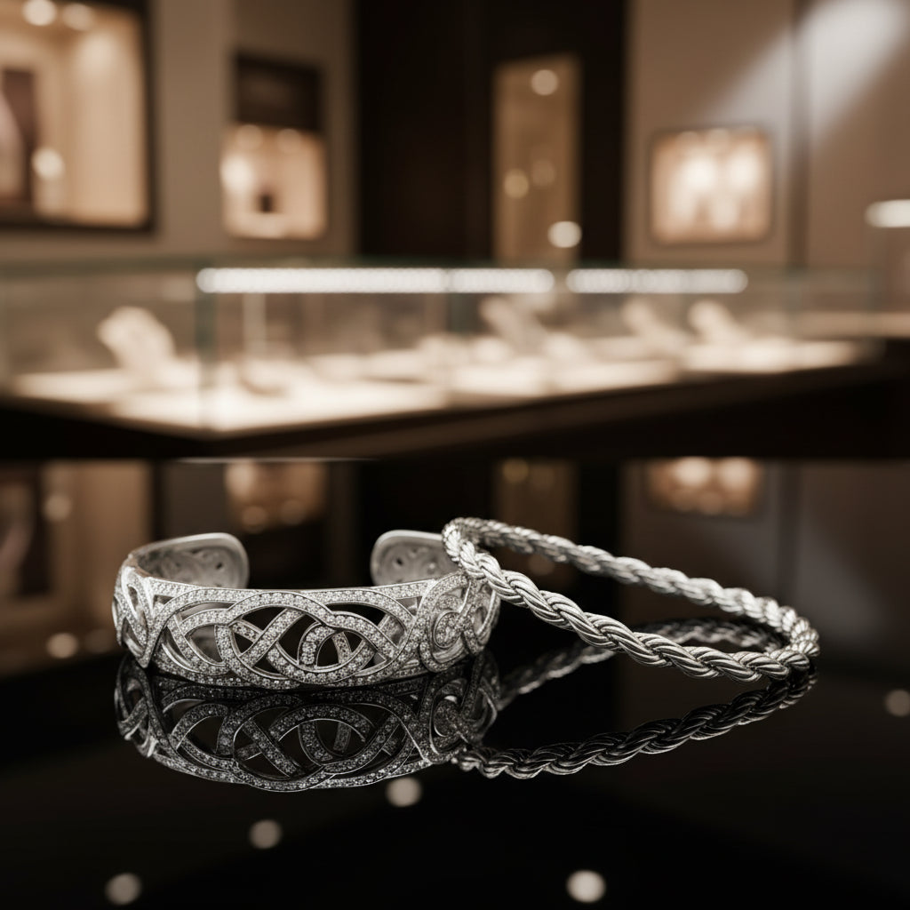 Bracciali in argento 925 e acciaio inossidabile a confronto — guida alle differenze, Gioielleria Tosti