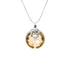 Collana Argento 925 Maschera Cristallo Giallo Michele Affidato CL-AP-000549