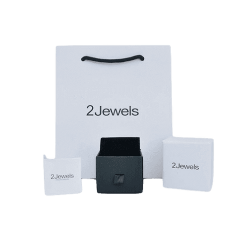 Packaging originale e certificati Collana girocollo ciondolo Foglia Acciaio 2JEWELS 251475