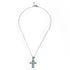 Collana Croce Argento 925 Zirconi Azzurri Michele Affidato CL-TY-000582