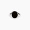 Anello Mabina 523499 Argento 925 Rodiato Onice Ovale KINGSTONE Uomo