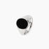 Anello Mabina 523499 Argento 925 Rodiato Onice Ovale KINGSTONE Uomo