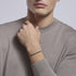 Bracciale Mabina 533989 Argento 925 Groumette Zirconi Uomo