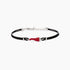 Bracciale Mabina 534119 Argento 925 Cornetto Cordino Uomo