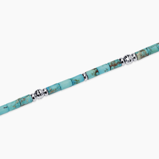 Bracciale Mabina 534145 Argento 925 Diaspro Turchese IBIZA Uomo — Vista dettaglio prodotto originale