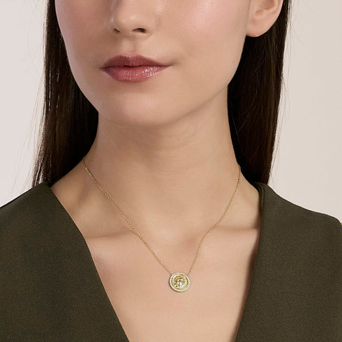 Girocollo Mabina 553901 Argento 925 Zirconi Sole Oro 18K FOLLOW THE SUN Donna