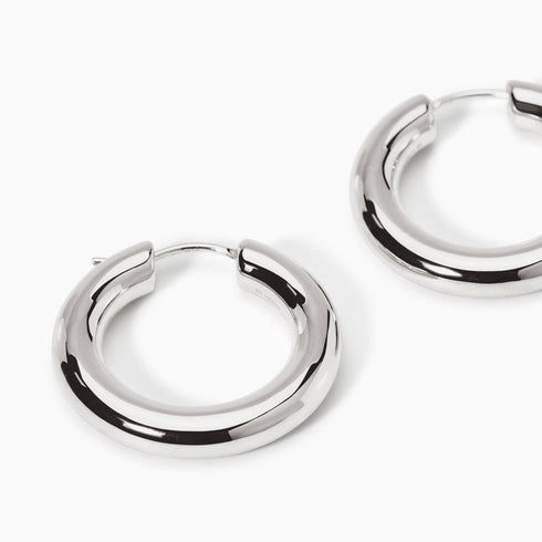 Orecchini Mabina 563917 Argento 925 Rodiato Cerchio Piatto LIKE YOU Donna
