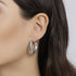 Orecchini Mabina 563917 Argento 925 Rodiato Cerchio Piatto LIKE YOU Donna