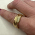 Anello oro giallo 18k  750 Fascia Maglia Elastica 1.0 Gr