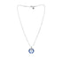 Collana Argento 925 Maschera Cristallo Azzurro Michele Affidato CL-AP-000548