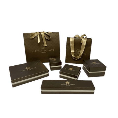 Packaging originale e certificati Bracciale Argento 925 Maschere e Monete Michele Affidato BR-BY-000036