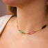 Collana Boccadamo XGR764D Placcata Oro Cristalli Multicolor