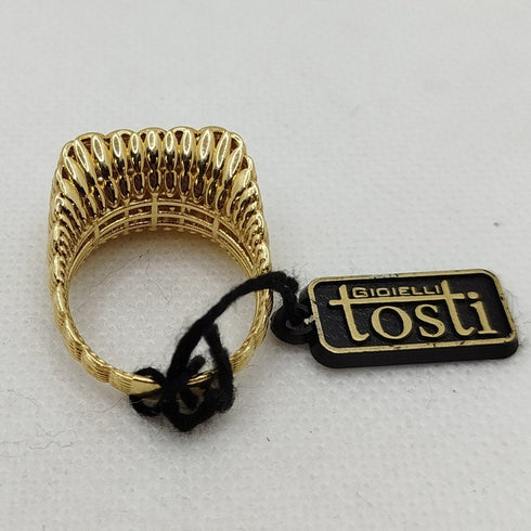 Anello a fascia oro giallo 18k 6.50 gr | Gioiellitosti.it
