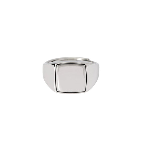 Anello argento uomo Mabina 523447 quadrato | Gioiellitosti.it