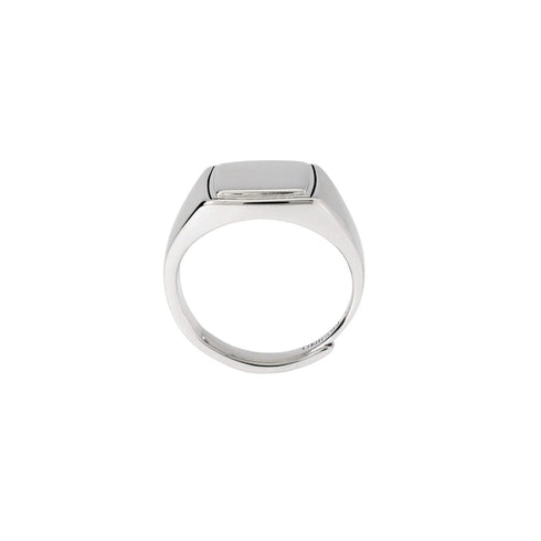 Anello argento uomo Mabina 523447 quadrato | Gioiellitosti.it