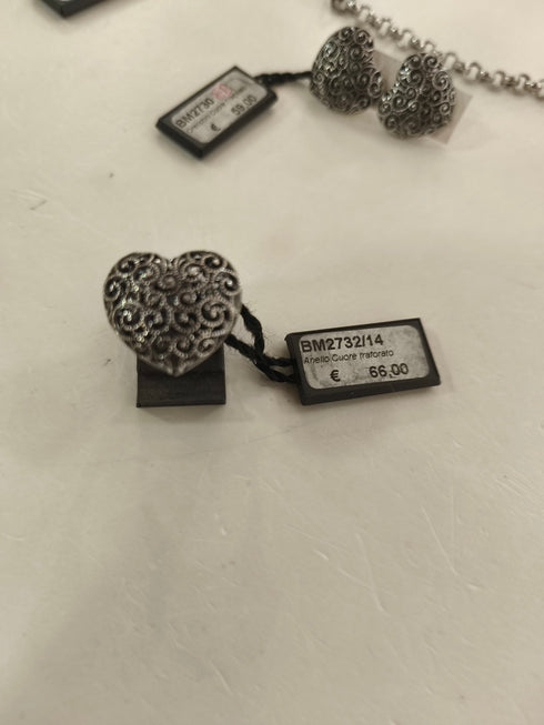 Anello cuore argento 925 SUALI' BM2732/14 | Gioiellitosti.it