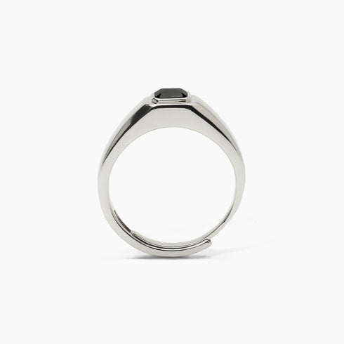 Anello Mabina 523357 Argento 925 Zircone Nero NEW RETRÒ Uomo | Gioielli Tosti