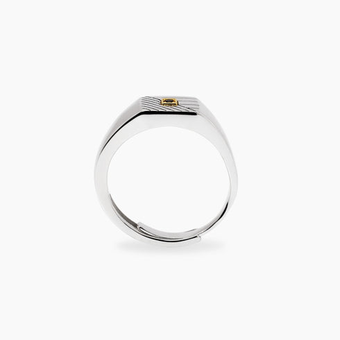 Anello Mabina 523475 Argento 925 Oro 18K Chevalier Uomo | Gioielli Tosti