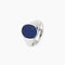 Anello Mabina 523497 Argento 925 Rodiato Lapis Blu KINGSTONE Uomo | Gioielli Tosti