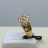 Anello Oro fascia larga diamantata 3.50 gr misura 18 cm | Gioiellitosti.it