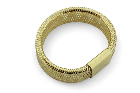 Anello oro giallo 18k 750 Fascia Maglia Elastica 1.0 Gr | Gioielli Tosti — Product detail view