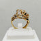 Anello Puma in oro 18k Fascia con zirconi 6.20 gr | Gioiellitosti.it