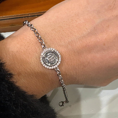 Bracciale argento 925 Zirconi Magna Grecia MGK4063V | Gioiellitosti.it