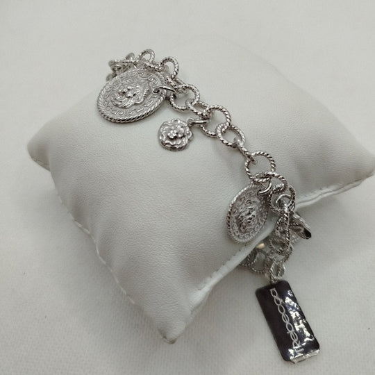 Bracciale Argento catena ciondoli immagine e logo Rebecca SLIBAA04 | Gioiellitosti.it — Product detail view