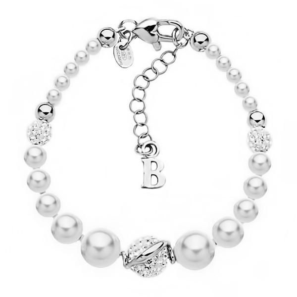 Bracciale Boccadamo BR369 Argento 925 e Perle | Gioiellitosti.it
