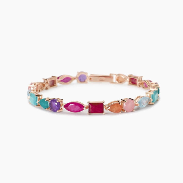 Bracciale MABINA 533901 - 18 Argento placcato oro con pietre | Gioiellitosti.it