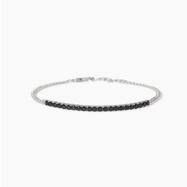 Bracciale Mabina 533989 Argento 925 Groumette Zirconi Uomo | Gioielli Tosti