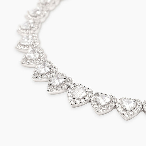 Bracciale Mabina 534115 Argento 925 con Zirconi a Cuore LOVE AFFAIR | Gioielli Tosti