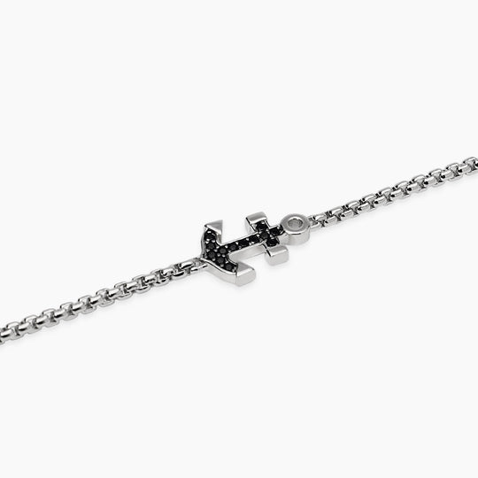 Bracciale Mabina 534141 Argento 925 Zirconi Ancora NAVY RULE Uomo | Gioielli Tosti — Product detail view