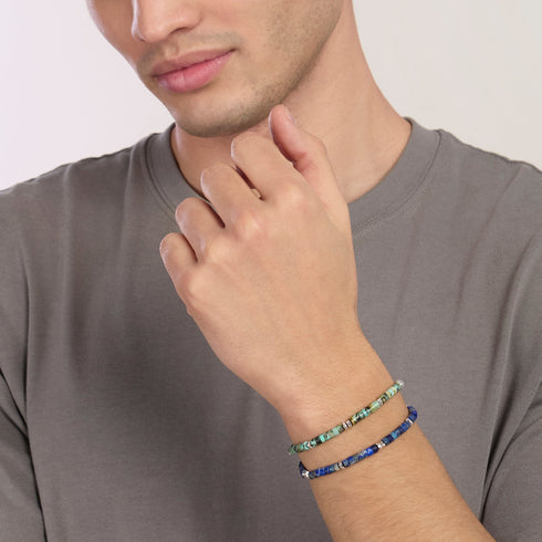 Bracciale Mabina 534153 Argento 925 Turchese BEACH PARTY Uomo | Gioielli Tosti