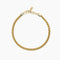 Bracciale Mabina 534158 Argento 925 Placcato Oro Catena Spiga Uomo | Gioielli Tosti