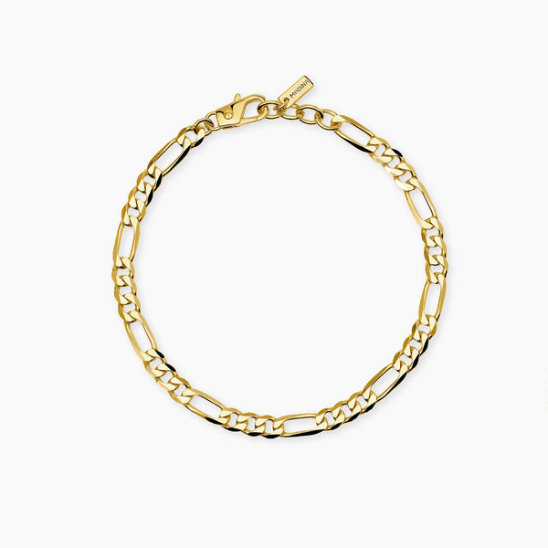 Bracciale Mabina 534159 Argento 925 Dorato Catena Figaro MILLENNIUM | Gioielli Tosti