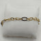 Bracciale oro 18k catena maglia bicolore 18 cm 3.0 gr | Gioielli Tosti