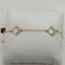 Bracciale oro 18k ciondolo diamantato bicolore 19 cm 3.0 gr | Gioielli Tosti