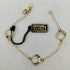 Bracciale oro 18k ciondolo diamantato bicolore 19 cm 3.0 gr | Gioielli Tosti