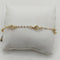 Bracciale oro 18k finitura traforata diamantata 22 cm 4.30 gr | Gioiellitosti.it