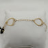 Bracciale oro 18k maglia con ciondoli 20 cm 3.50 gr | Gioiellitosti.it
