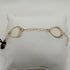 Bracciale oro 18k maglia con ciondoli 20 cm 3.50 gr | Gioiellitosti.it