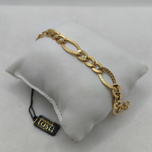 Bracciale oro 18k maglia larga 19 cm 3.30 gr | Gioiellitosti.it