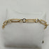 Bracciale oro 18k maglia ovale diamantata 19 cm 3.50 gr | Gioiellitosti.it