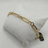 Bracciale oro 18k maglia ovale diamantata 19 cm 3.50 gr | Gioiellitosti.it